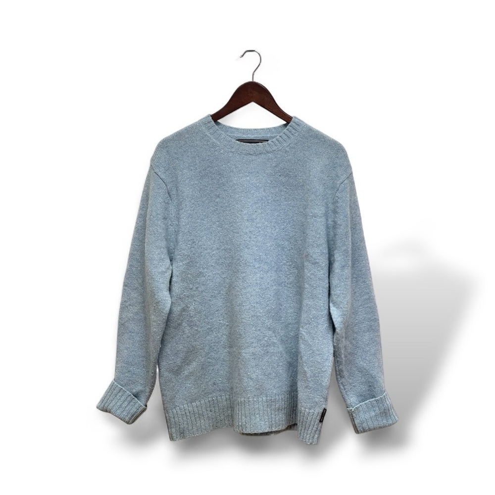 Abercrombie & Fitch Light Blue Crewneck Sweater XL | Soft Knit Pullover